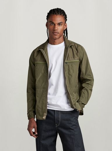 Fabric Mix Overshirt
